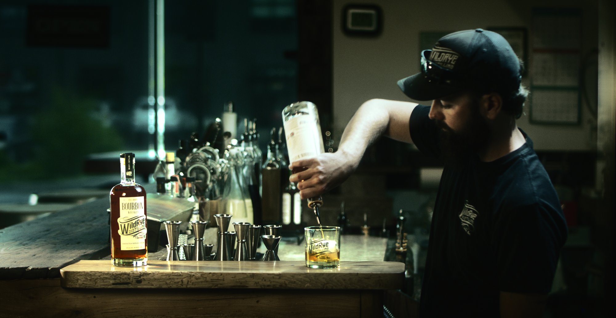Pouring Bourbon